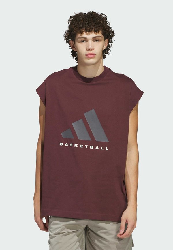 BASKETBALL SLEEVELESS - Print T-shirt - aurora ruby