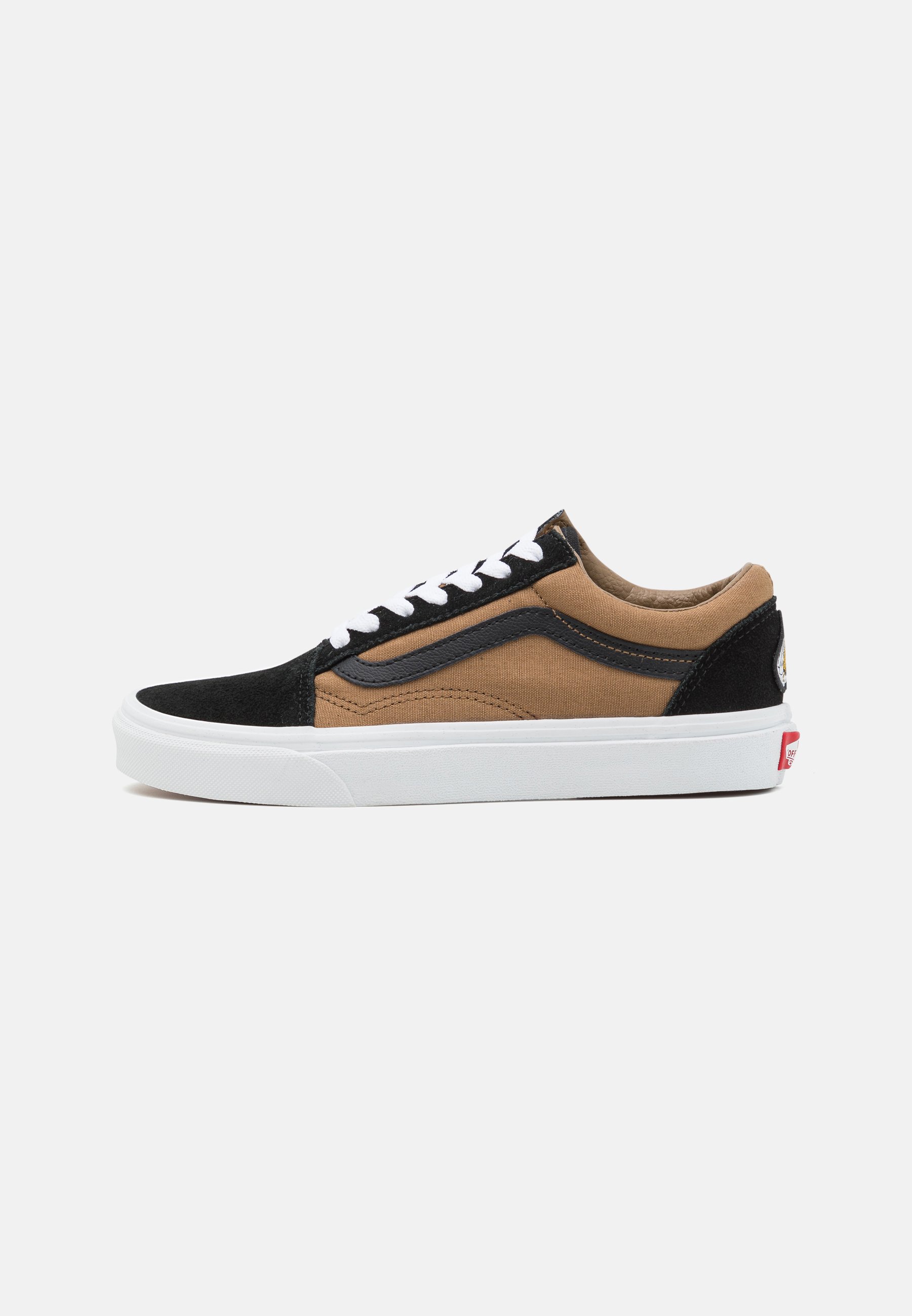 Vans OLD SKOOL - Zapatillas - black/brown/marrón - Zalando.es