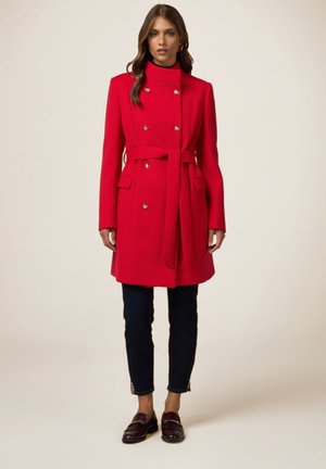 DOPPIOPETTO CON CINTURA - Classic coat - rosso
