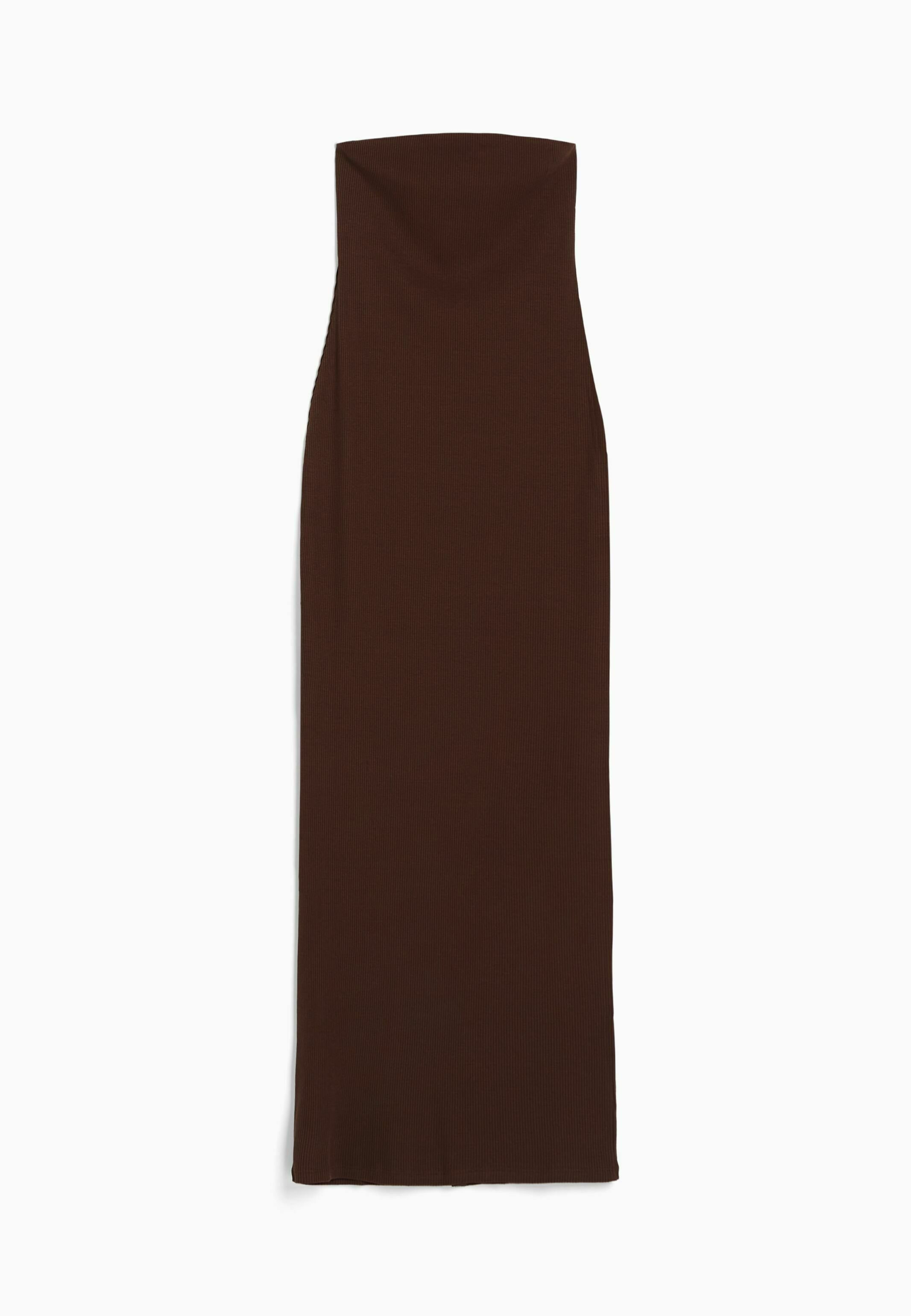 Brown knitted dress