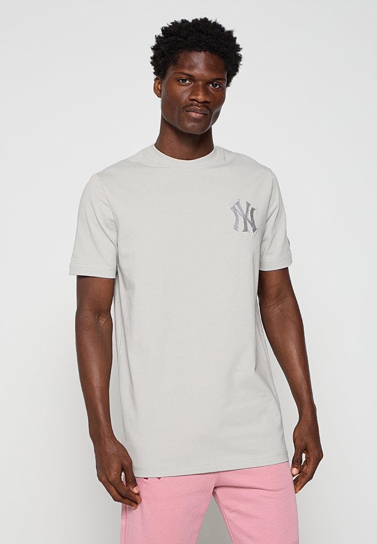new era T-shirt print grijs