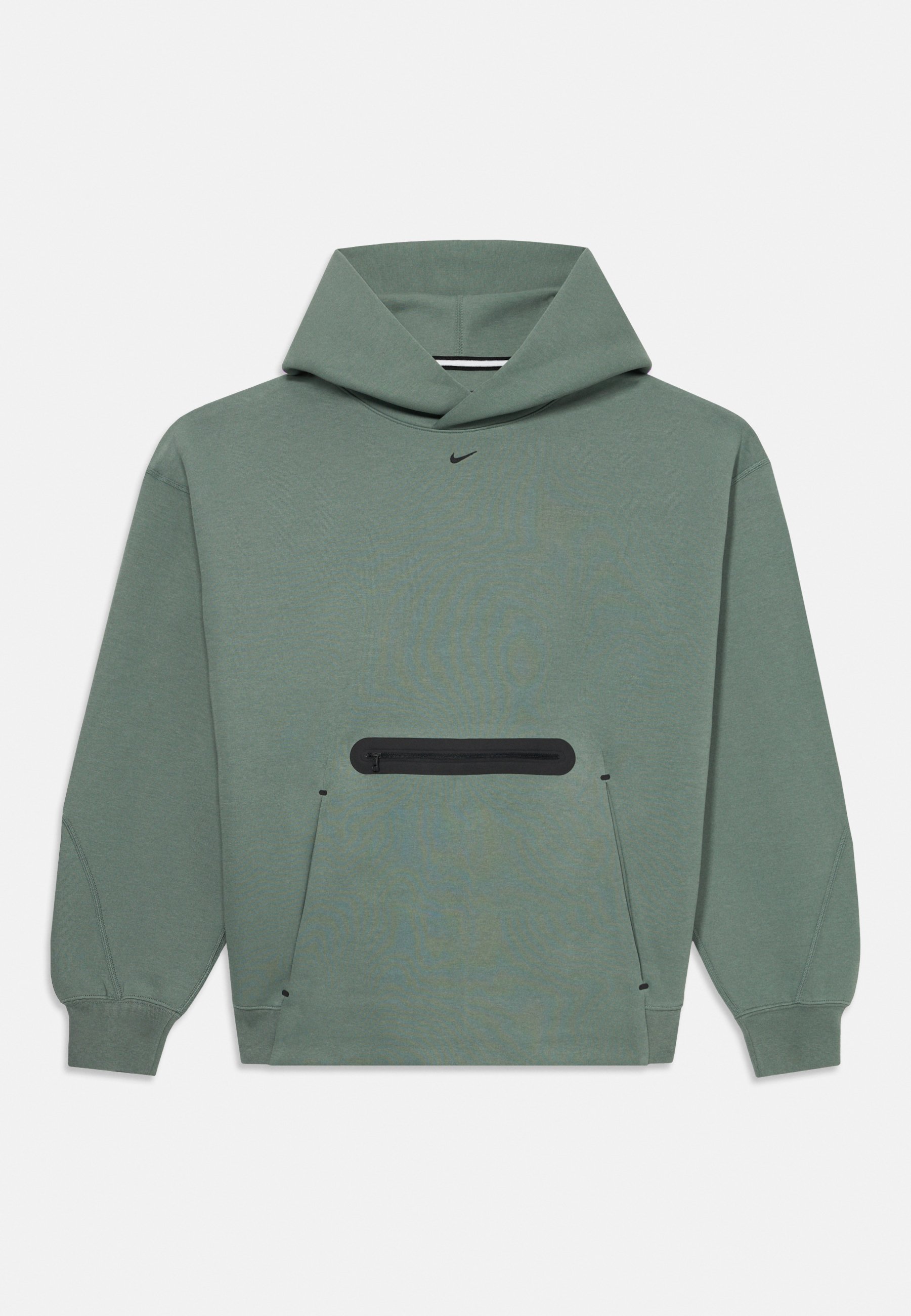 grey and green nike jumper