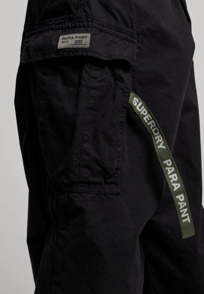 Black cargo pants