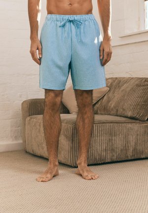 Next, REGULAR FIT - WOVEN STRIPE PYJAMA SHORTS 2 PACK - Weite Boxershorts - green blue