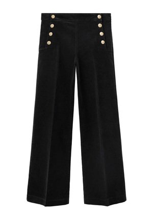 Mango, ADULT - Pernera ancha - black denim