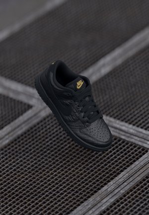 DUNK LOW - Sneakers laag - black/metallic gold-coloured/off noir