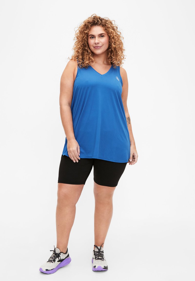 Active by Zizzi V-NECK - Toppi - princess blue