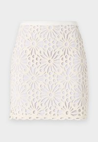 STRAIGHT MINI SKIRT - Miniseelik - cream
