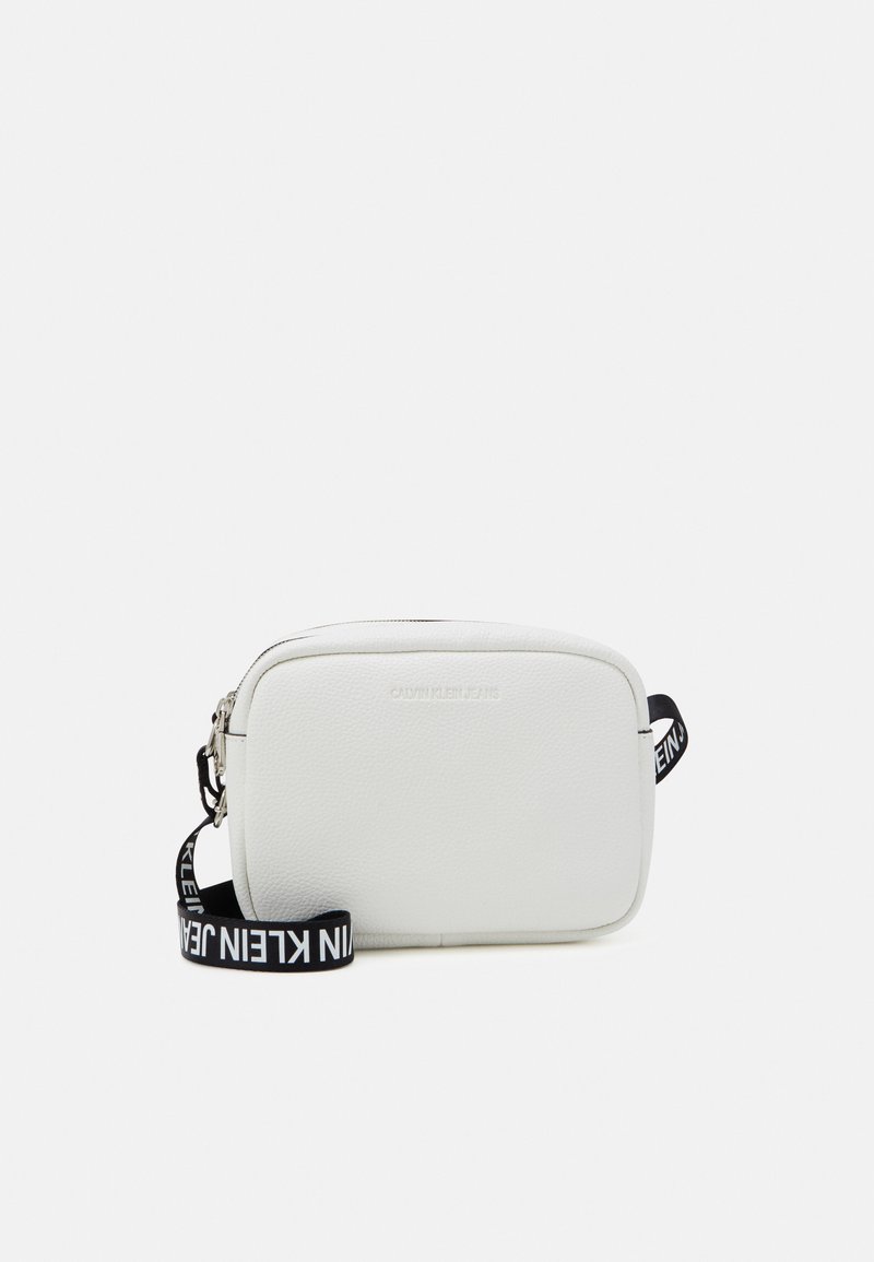 Calvin Klein Jeans DOUBLE ZIP CAMERA BAG Bandolera white/blanco