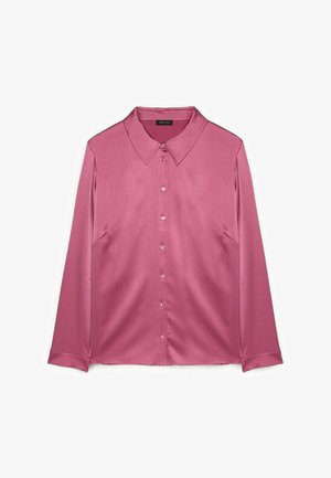 Fiorella Rubino, CAMICIA CON COLLETTO CLASSICO - Skjortebluser - rosa