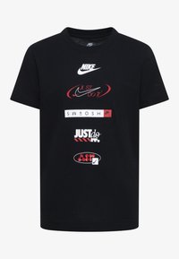 Nike Sportswear - BRANDMARK STACK - T-shirts med print - black Miniatyrbilde 1