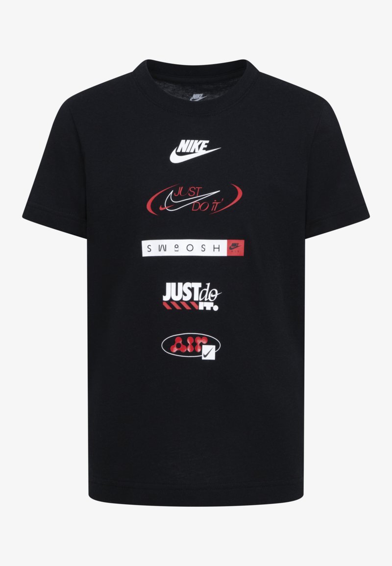 Nike Sportswear - BRANDMARK STACK - T-shirts med print - black, Forstørre