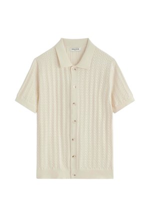 FRILIVIN POLO TRICOTÉ TRESSÉ CASUAL - Chemise - beige