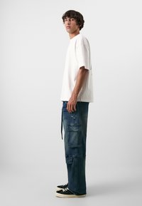 Don't Waste Culture REZO UNISEX - Laza szabású farmerek - dark blue