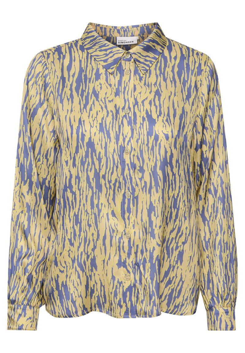 Karen by Simonsen Overhemdblouse blauw Karen by Simonsen Overhemdblouse blauw