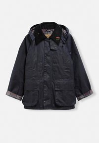 BARBOUR X LEVI'S® OVERSIZED BEDALE WAXED JACKET - Jachetă subțire - royal navy