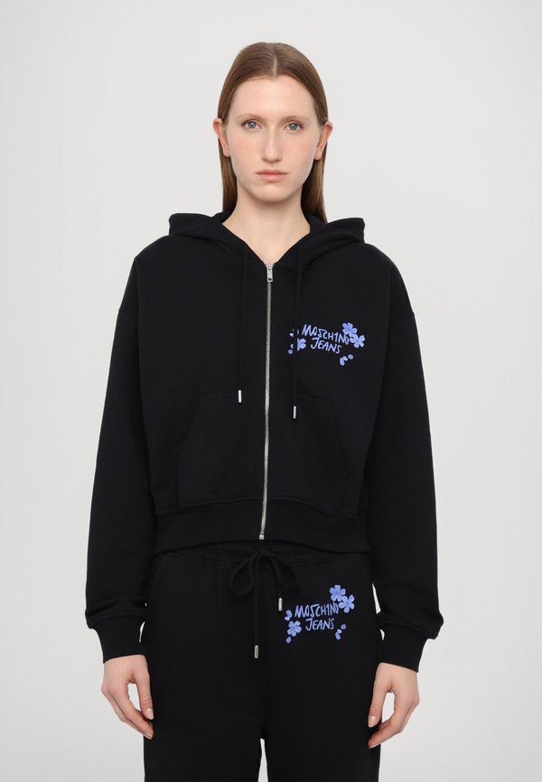 HIKING - Zip-up sweatshirt - fantasia nero