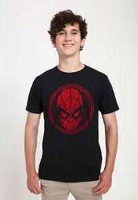 Marvel SPIDER MAN CLASSIC SPIDERWEB ICON - Camiseta estampada - black