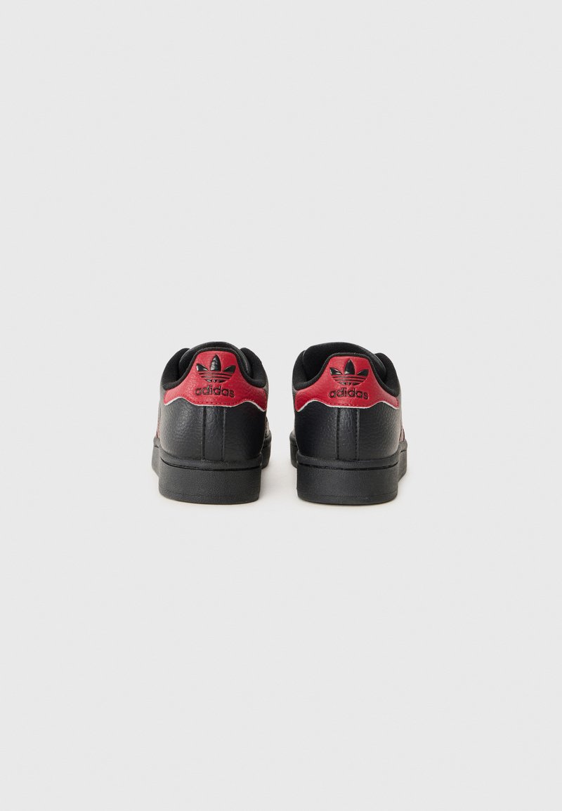 adidas Originals SUPERSTAR II J UNISEX - Trainers - black/team victory red/ black - Zalando.ie