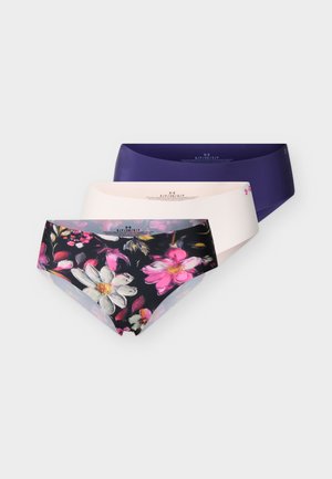 PURE NO SHOW HIPSTER 3 PACK - Klasični kroj - chromatic black/pink dusk/mystical purple