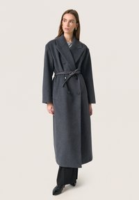 Soaked in Luxury MAFALDA - Cappotto classico - dark grey melange