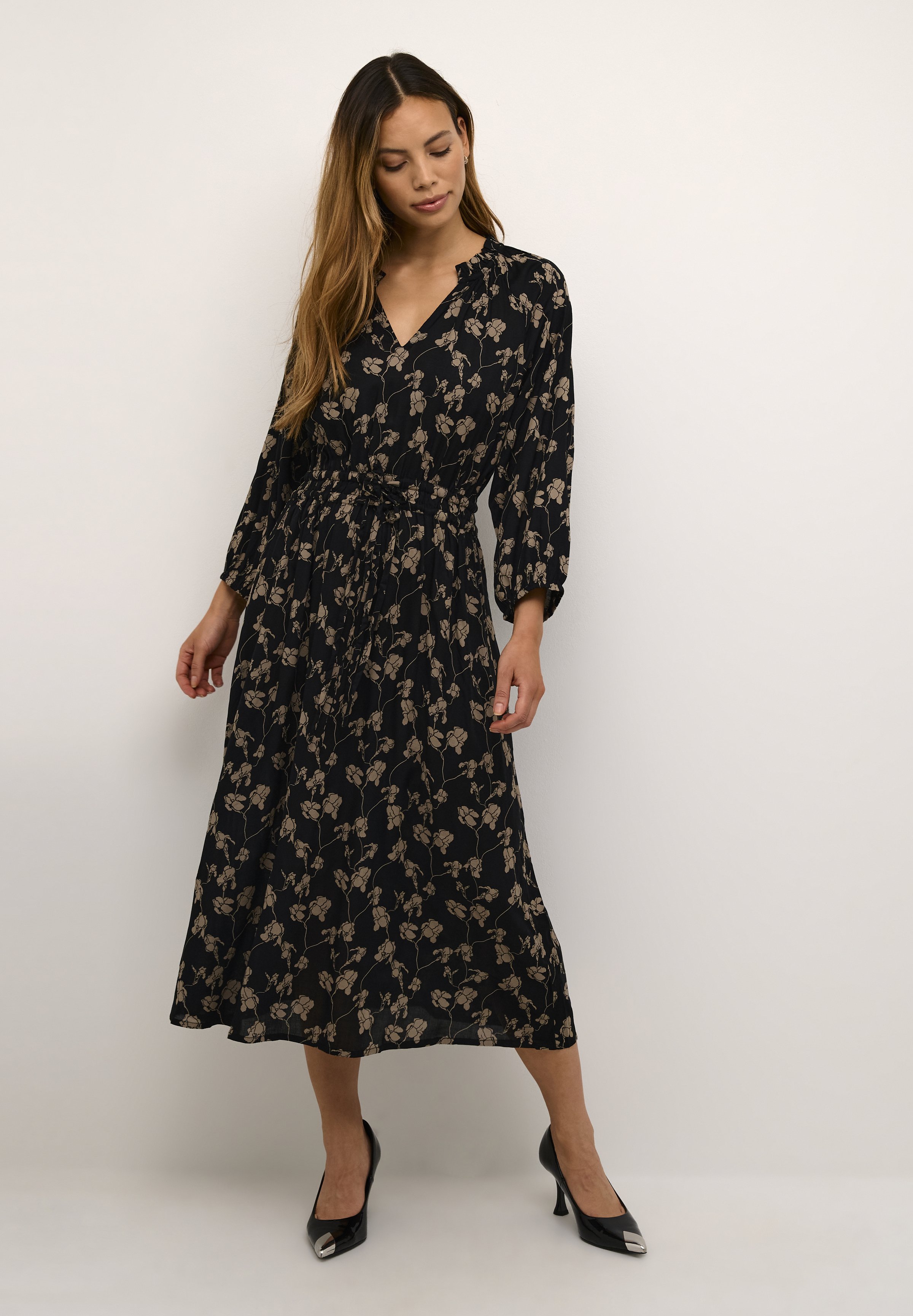 Maxi-jupe Kafe Stigur à Motifs Colorés - Taille M, Modèle KS217, Très Bon état - Jupe Longue Et Fluide Femme