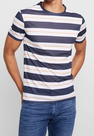 Pier One Print T-shirt - blue