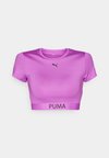 STRONG TEE SHORT - Športne majice - wild berry