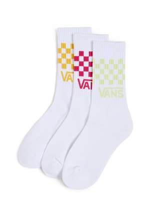 3 PACK CLASSIC CHECK CREW - Socks - cherries jubilee