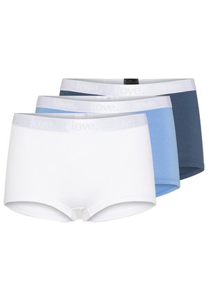 3ER PACK  - Panties - weiß blau dunkelblau