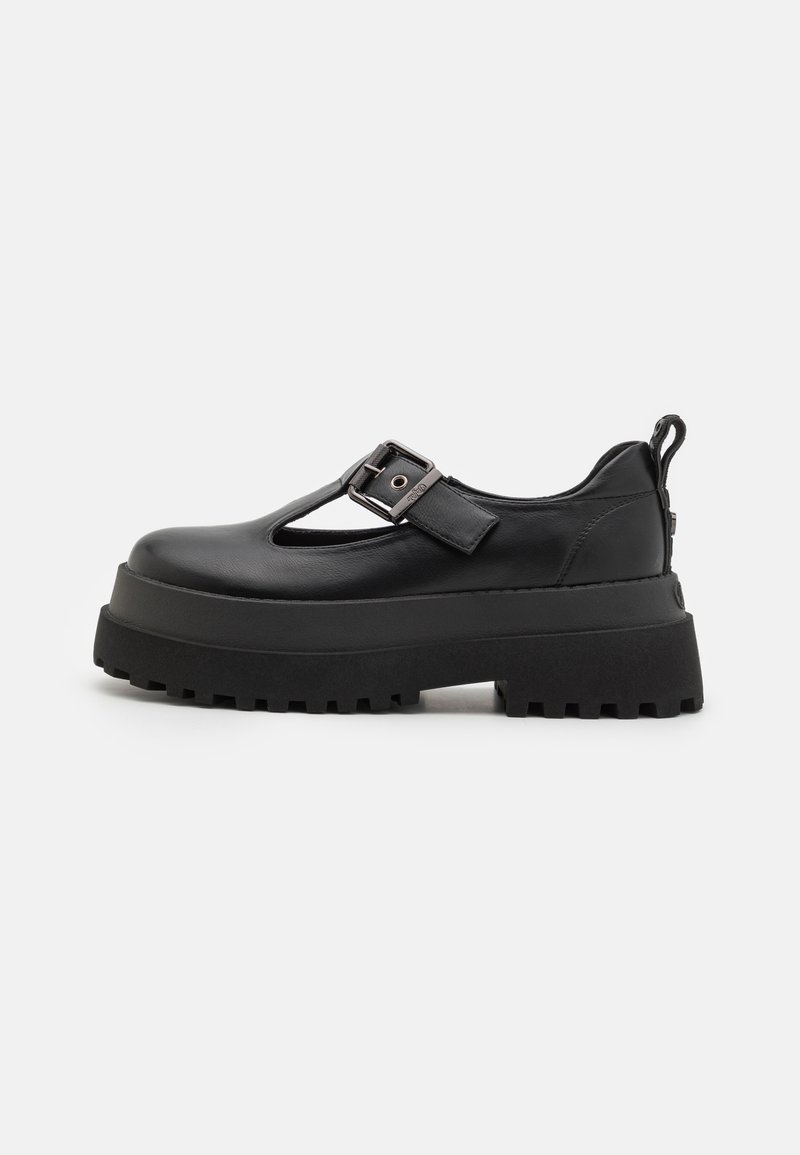 Buffalo - PLUTO JANE - Platform heels - black, Enlarge