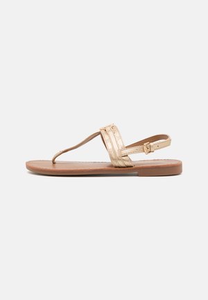 T-bar sandals - gold