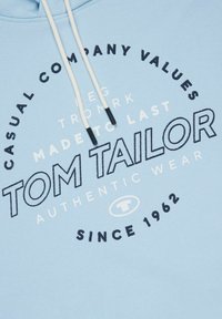 TOM TAILOR TTHOODIE - Felpa con cappuccio - middle sky blue