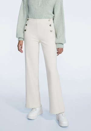 MIT KNÖPFEN 01417559 - Housut - off white