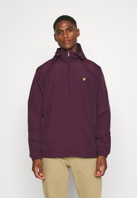 Lyle & Scott - ZIP THROUGH HOODED JACKET - Lett jakke - burgundy Miniatyrbilde 1