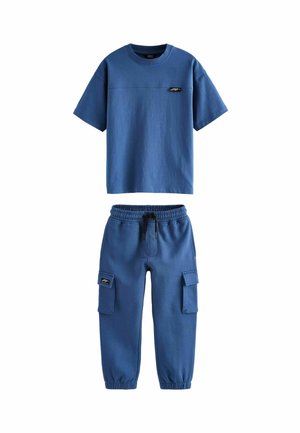 SHORT SLEEVE UTILITY SET - REGULAR FIT - Spodnji deli trenirk - blue