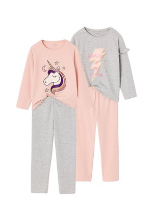 Vertbaudet, VERTBAUDET SET 2ER-PACK SCHLAFANZÜGE MÄDCHEN - Pyjama set - pudrig rosa