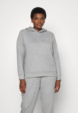 ONPNETTA LOUNGE HOOD - Camisola com fecho - grey melange