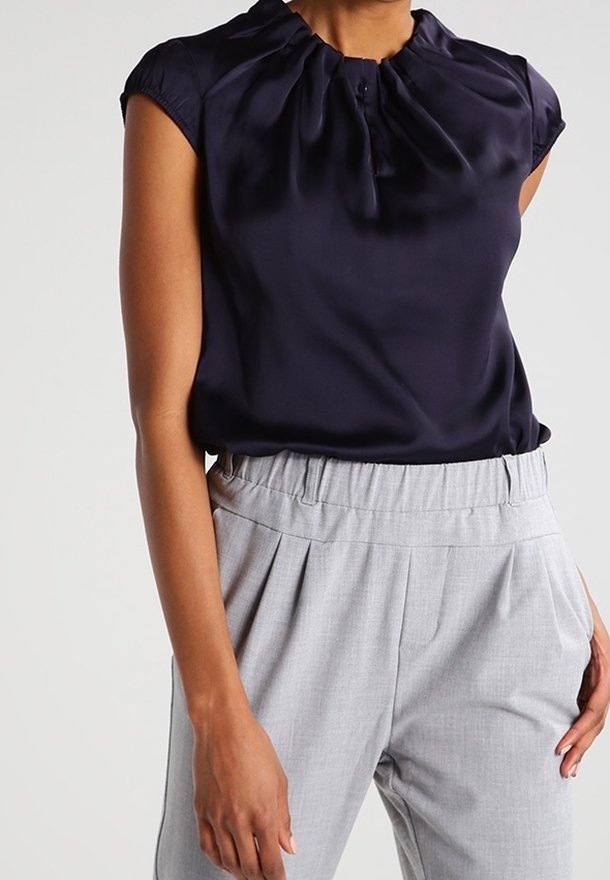 comma Blouse - dark blue