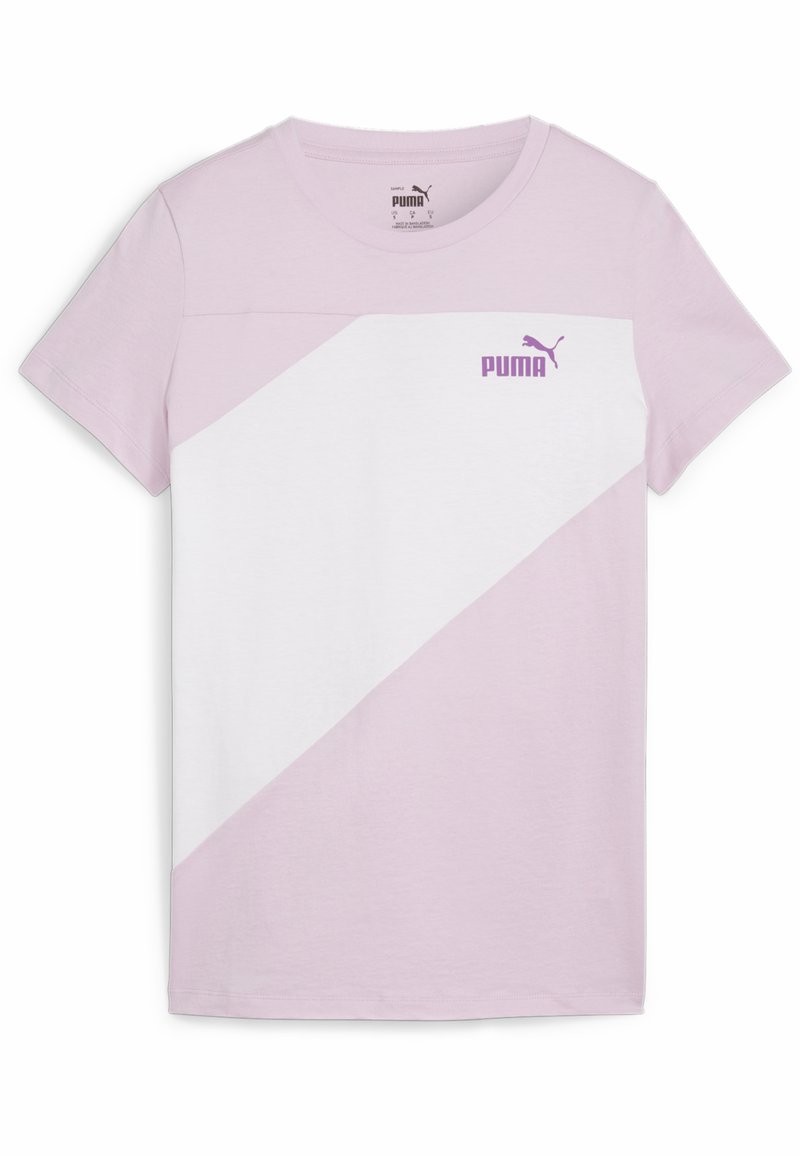 Puma - POWER  - Nyomott mintás póló - grape mist, Nagyítás