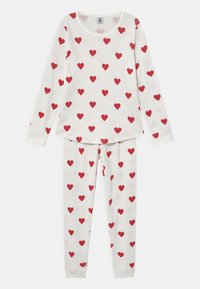 Petit Bateau - HEART - Yöasusetti - marshmallow/terkuit Pienoiskuva 1