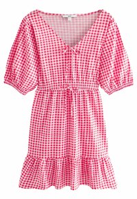 Next PUFF SLEEVE TIE DETAIL  - REGULAR FIT - Kasdienė suknelė - red gingham