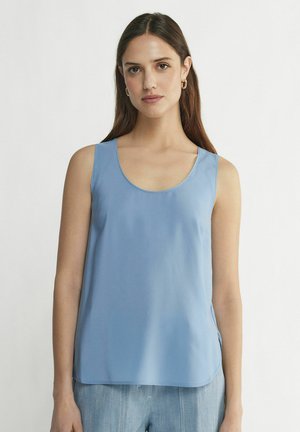 Falconeri WIDE-NECK - Top - hellblau-light sky blue