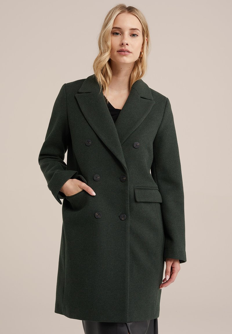 WE Fashion Krátky kabát - green