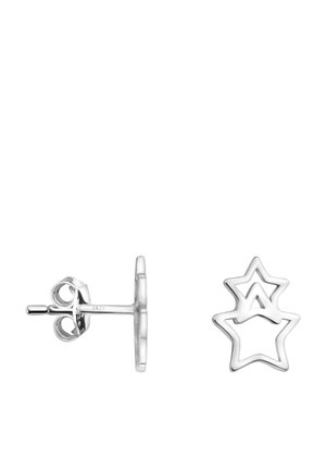 STAR - Øreringe - silver coloured