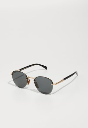 Sonnenbrille - gold-coloured/black