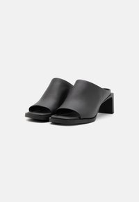 Tommy Jeans MID HEEL - Mules de tacón - black