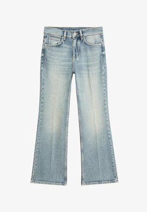 Massimo Dutti, MID-WAIST FLARE FIT JEANS - Flared Jeans - blue denim