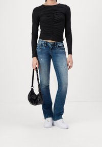 LTB Džíny Bootcut - dark-blue denim