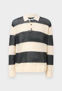 JORWINTER STRUCTURE POLO  - Trui - buttercream/forest river